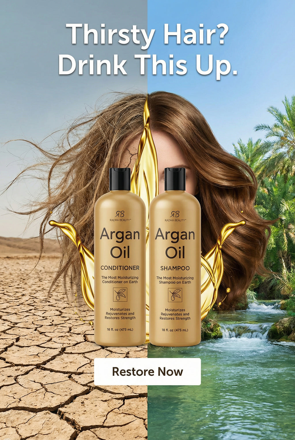 ARGAN OIL SHAMPOO AND CONDITIONER