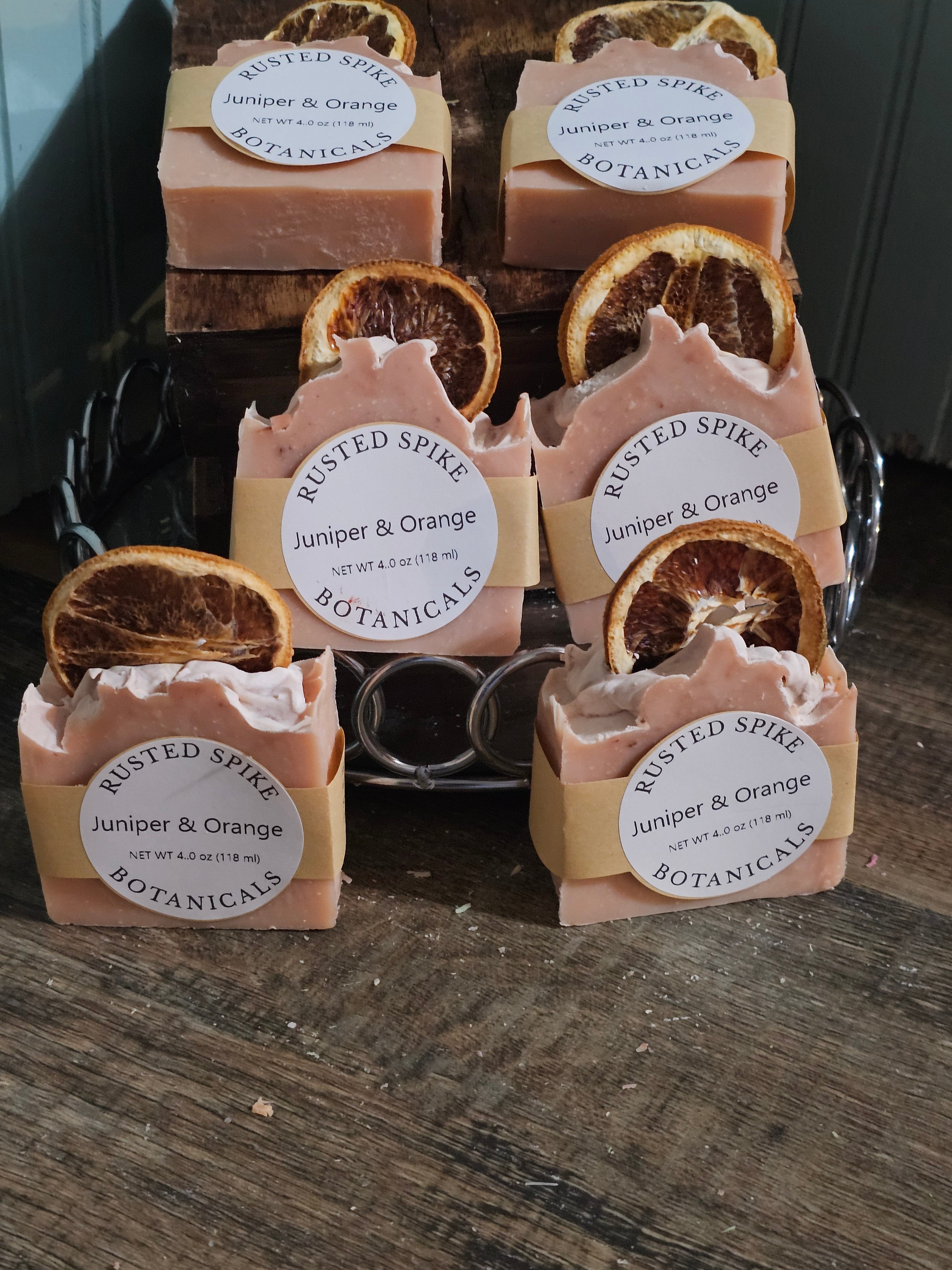 Juniper & Orange Cold Pressed Soap
