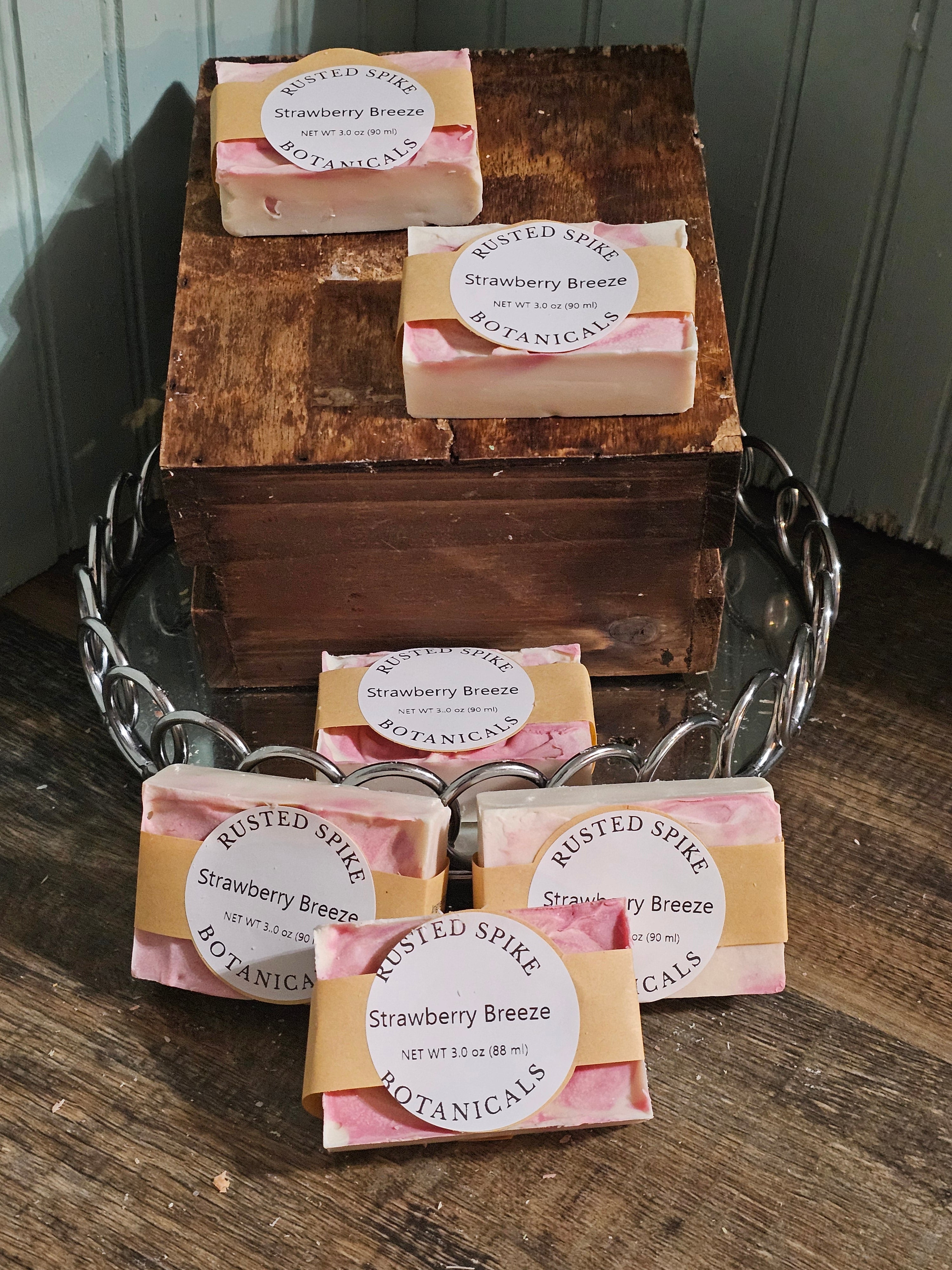 Strawberry Breeze Cold Pressed Soap